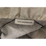 Vika Gazinskaya Blue Cotton Blouse Tunic