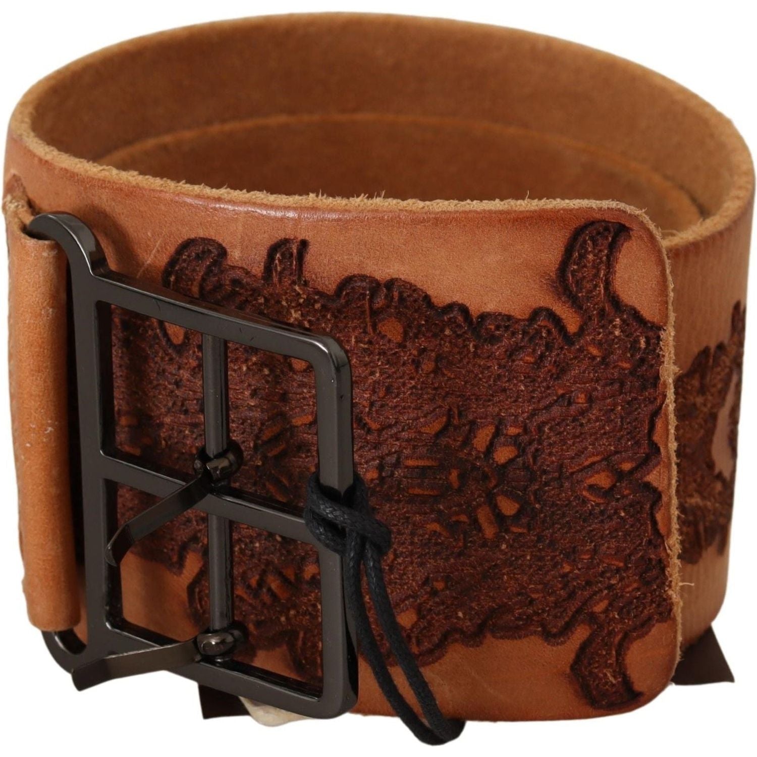 优雅双扣真皮腰带