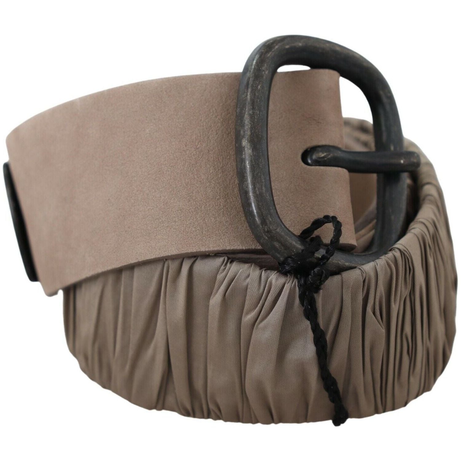 优雅棕色皮革时尚腰带