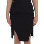 DAIZY SHELY Black Sheath Party Evening Knee Length Dress WOMAN DRESSES