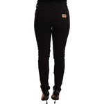 Dolce & Gabbana Black Slim Fit Denim Cotton Stretch Jeans
