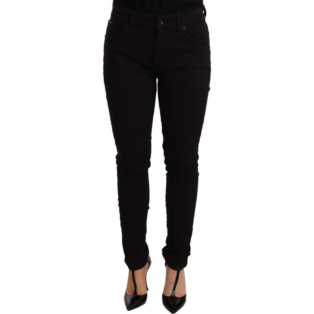 Dolce & Gabbana Black Slim Fit Denim Cotton Stretch Jeans