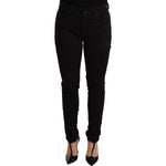 Dolce & Gabbana Black Slim Fit Denim Cotton Stretch Jeans