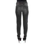 Ermanno Scervino Gray Wash Cotton Blend Stretch Jeans Pants Jeans & Pants