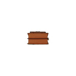 MCM Signature Berlin Gold Diamond Logo Leather Mini Flap Lock Crossbody Handbag Crossbody Bag