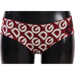 Dolce & Gabbana Multicolor DG Logo Print Slip Bottom Underwear WOMAN SWIMWEAR