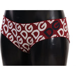 Dolce & Gabbana Multicolor DG Logo Print Slip Bottom Underwear WOMAN SWIMWEAR