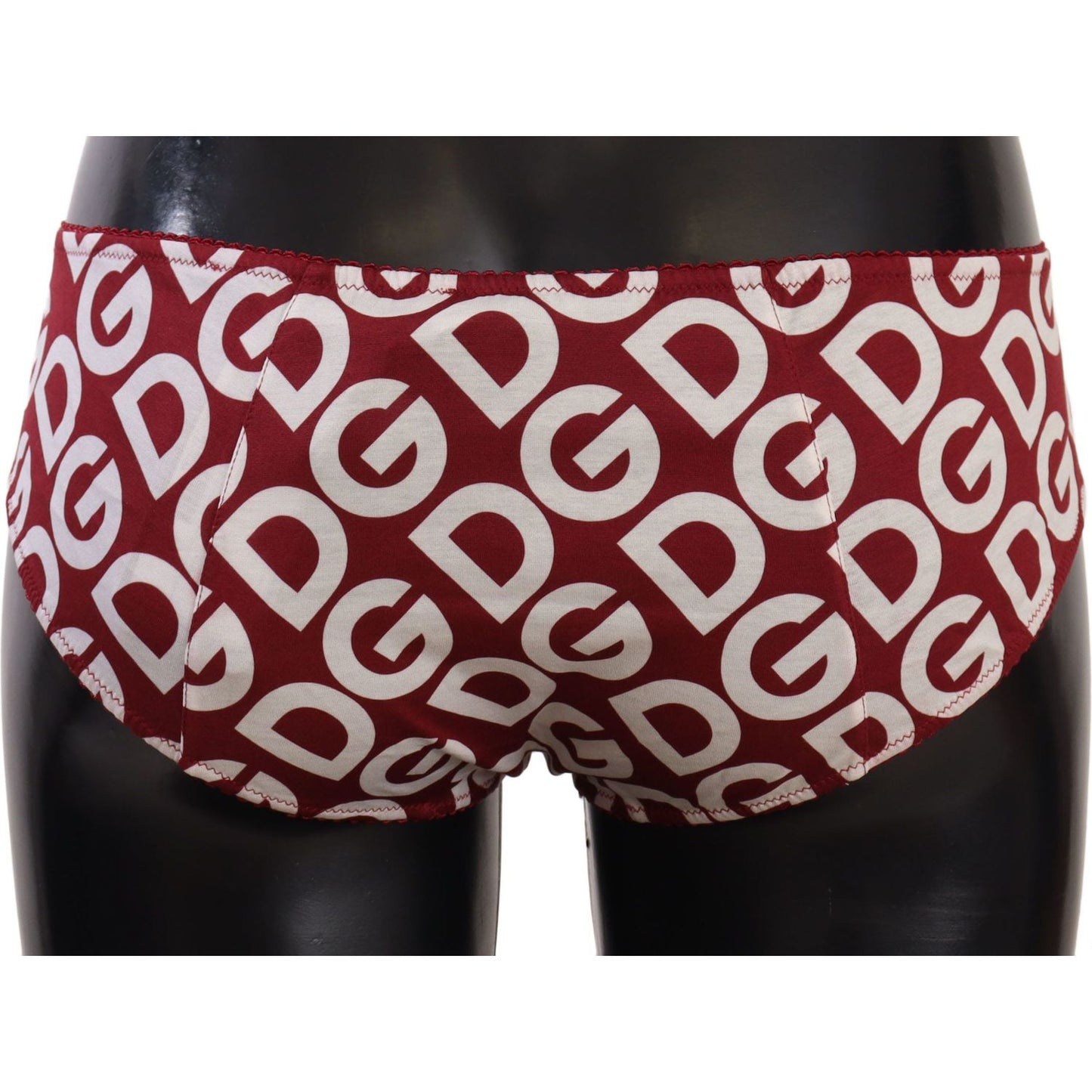 Dolce & Gabbana Multicolor DG Logo Print Slip Bottom Underwear WOMAN SWIMWEAR