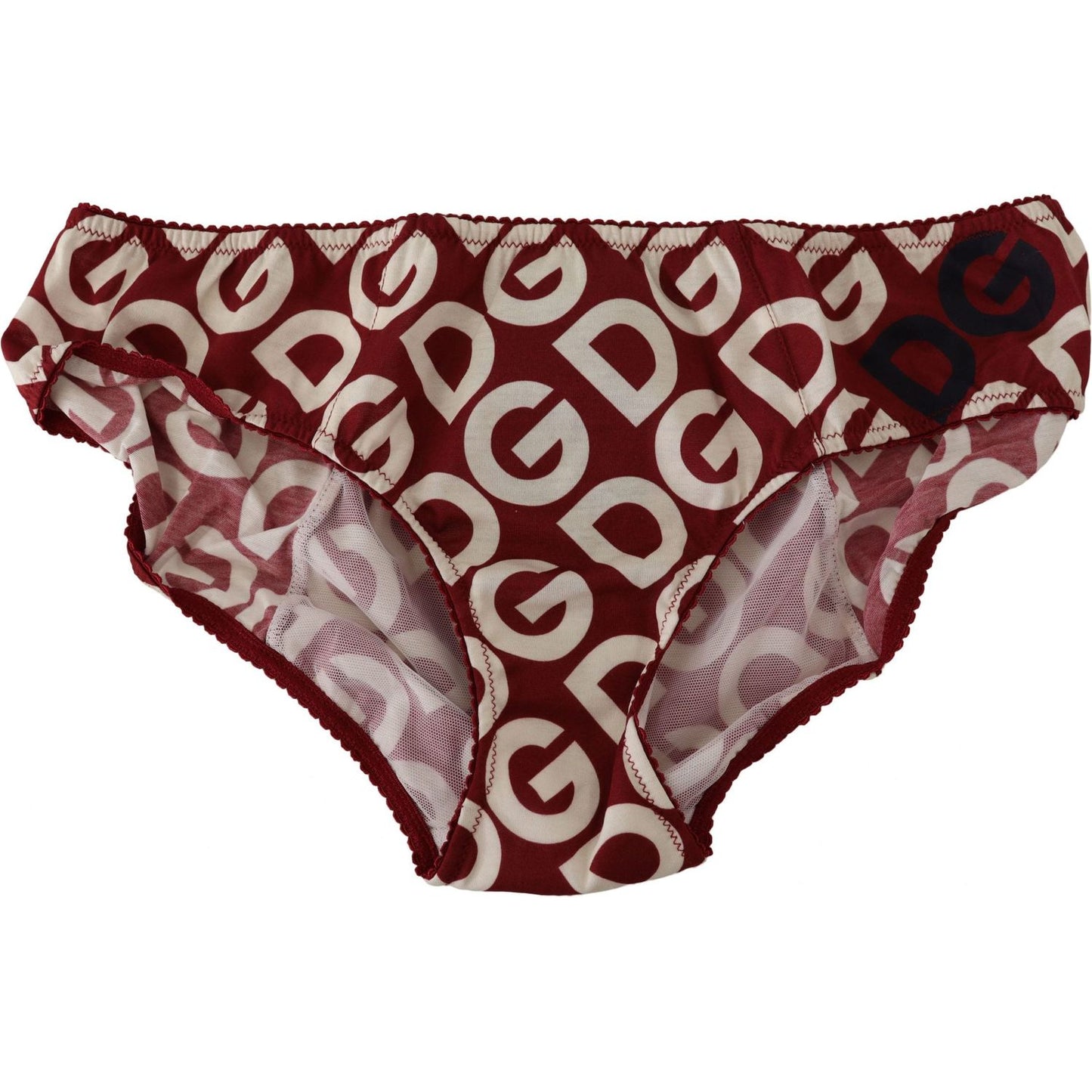 Dolce & Gabbana Multicolor DG Logo Print Slip Bottom Underwear WOMAN SWIMWEAR