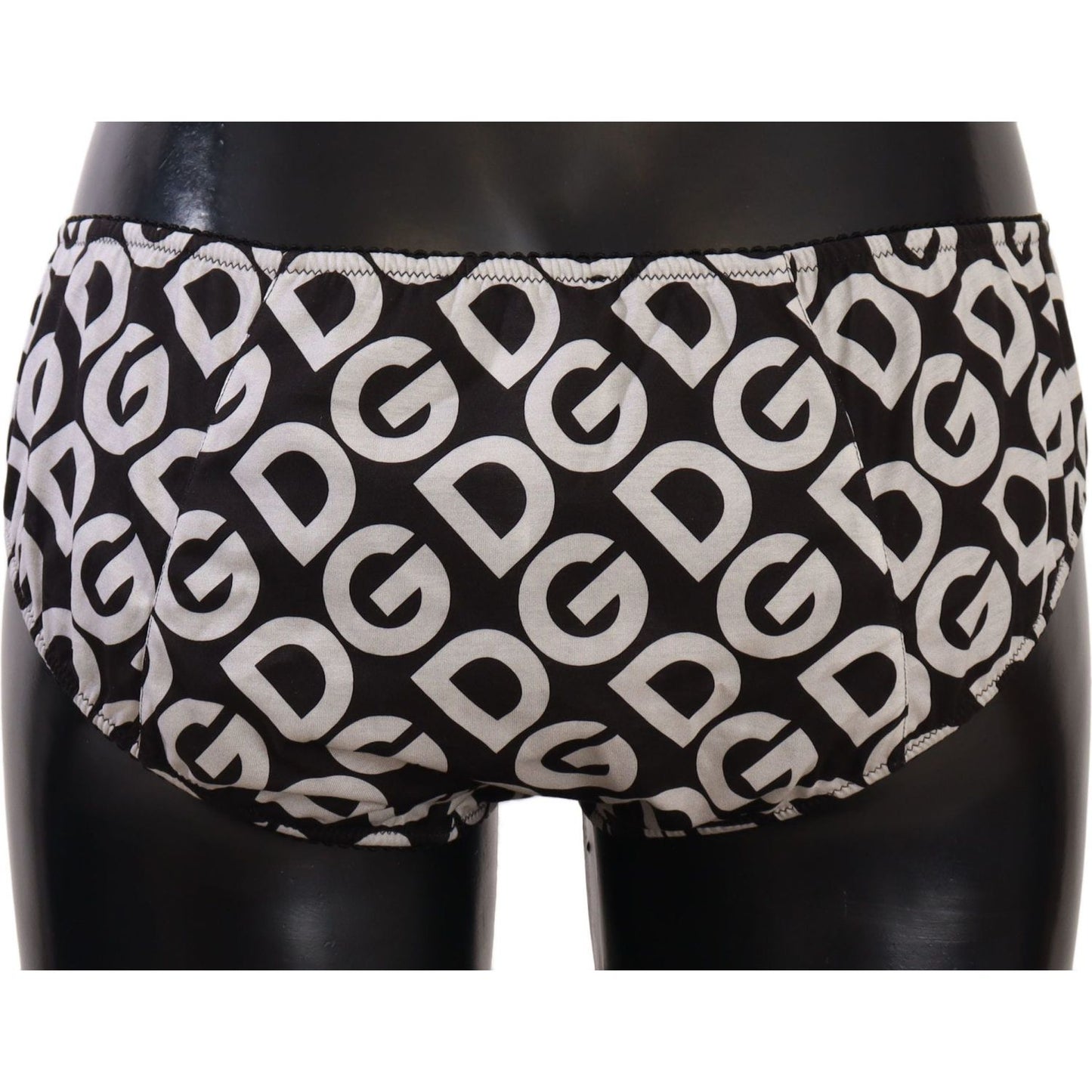 Dolce & Gabbana Multicolor DG Logo Print Slip Bottom Underwear WOMAN SWIMWEAR