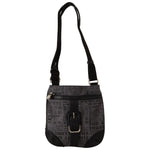 WAYFARER Gray Printed Logo Shoulder Crossbody Purse Bag Crossbody Bag