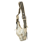 WAYFARER White Shoulder Crossbody Sling Fabric Purse Crossbody Bag