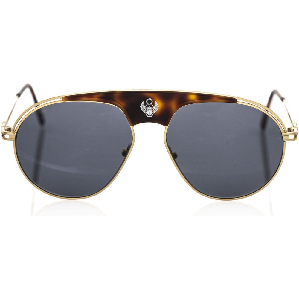 Frankie Morello Brown Metallic Sunglass for Men Frankie Morello Dim Gray
