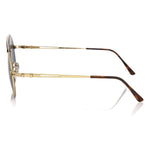 Frankie Morello Brown Metallic Sunglass for Men Frankie Morello Light Gray