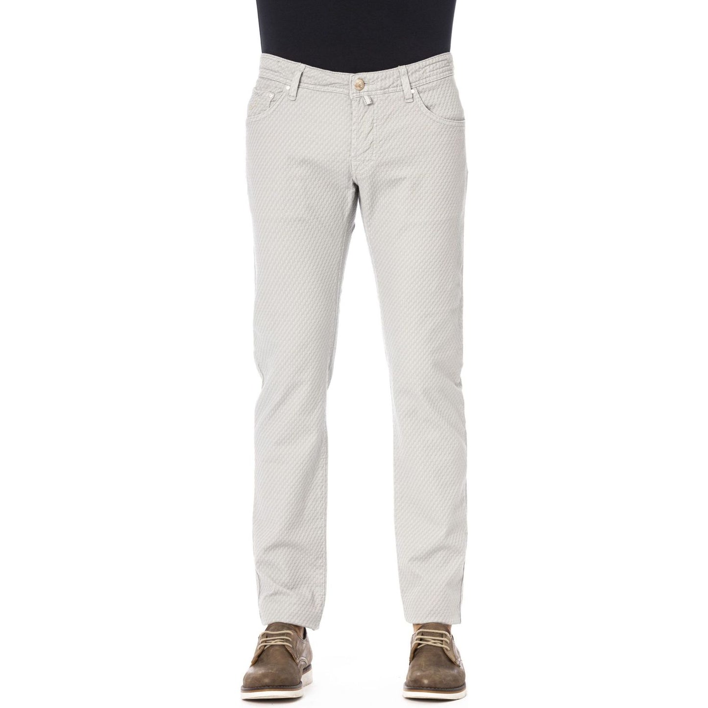 Jacob Cohen Gray Cotton Men's Jean Jacob Cohen