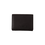 Dolce & Gabbana Black Leather Trifold Purse Belt Strap Multi Kit Wallet