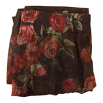 Dolce & Gabbana Black Floral Print Stockings Nylon Tights