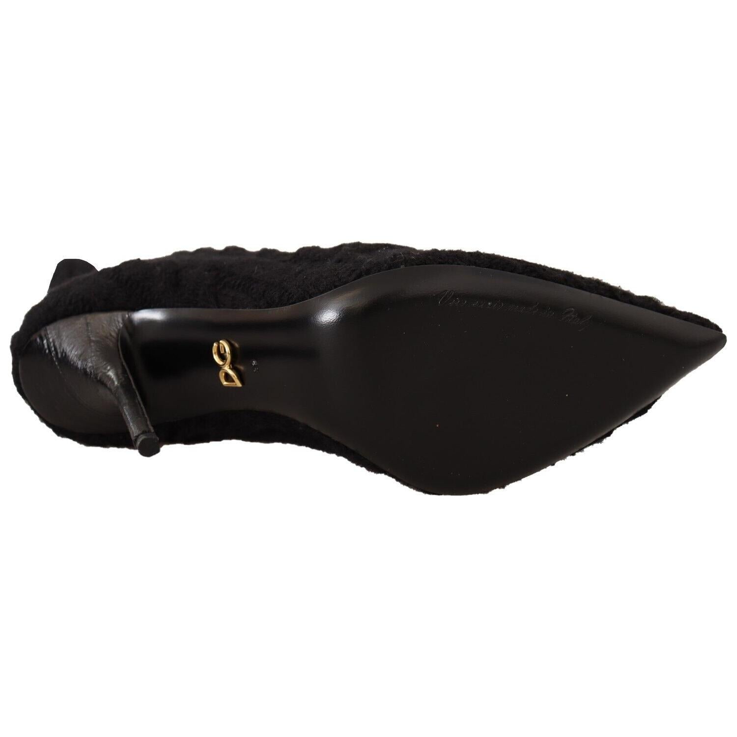 优雅弹力黑色袜靴