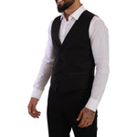 Dolce & Gabbana Black Slim Fit 2 Piece SICILIA Blazer