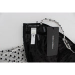 Dolce & Gabbana Black Silk Lace Babydoll Lingerie Top