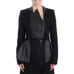 KAALE SUKTAE Black Short Blazer Coat Biker Jacket SIG12606-1