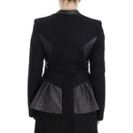 KAALE SUKTAE Black Short Blazer Coat Biker Jacket SIG12606-1