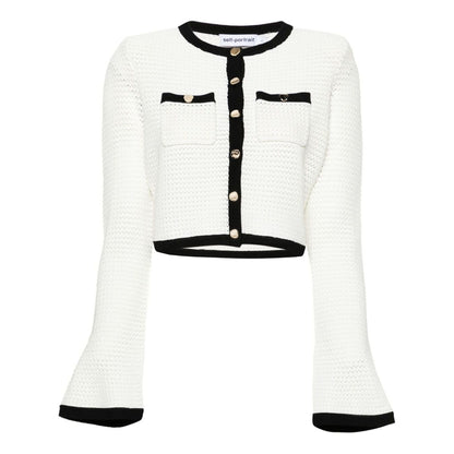 Self-portrait Sweaters White Topwear