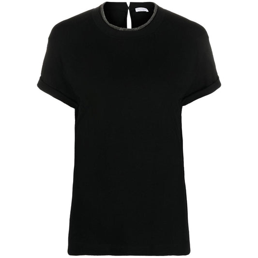 Brunello Cucinelli T-shirts and Polos Black