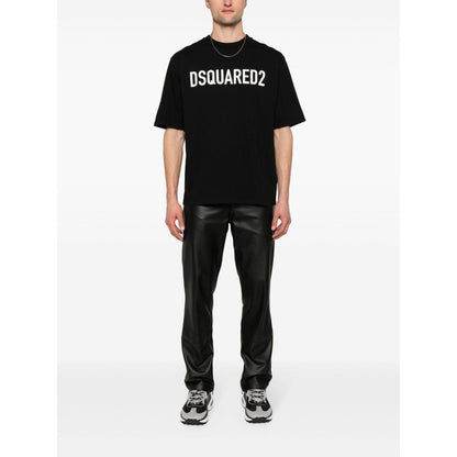 Dsquared2 T-shirts and Polos Black Topwear