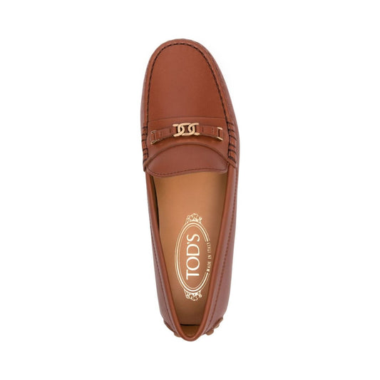 Tod's Flat shoes Leather Brown