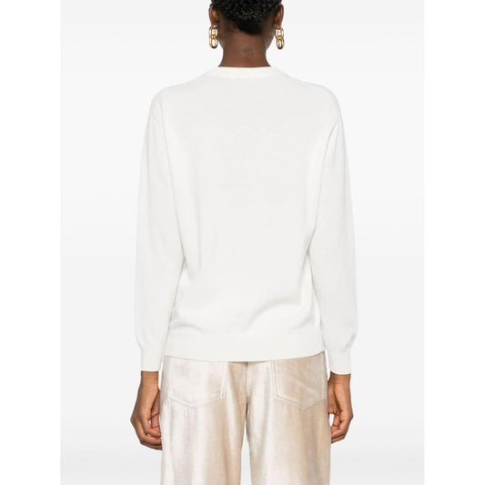 Brunello Cucinelli Sweaters White Topwear Brunello Cucinelli