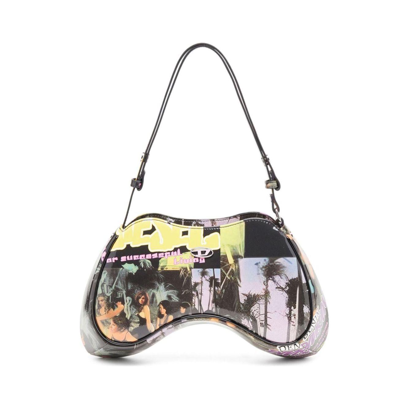 Diesel  photograph print asymmetric design Bag Shoulder Diesel