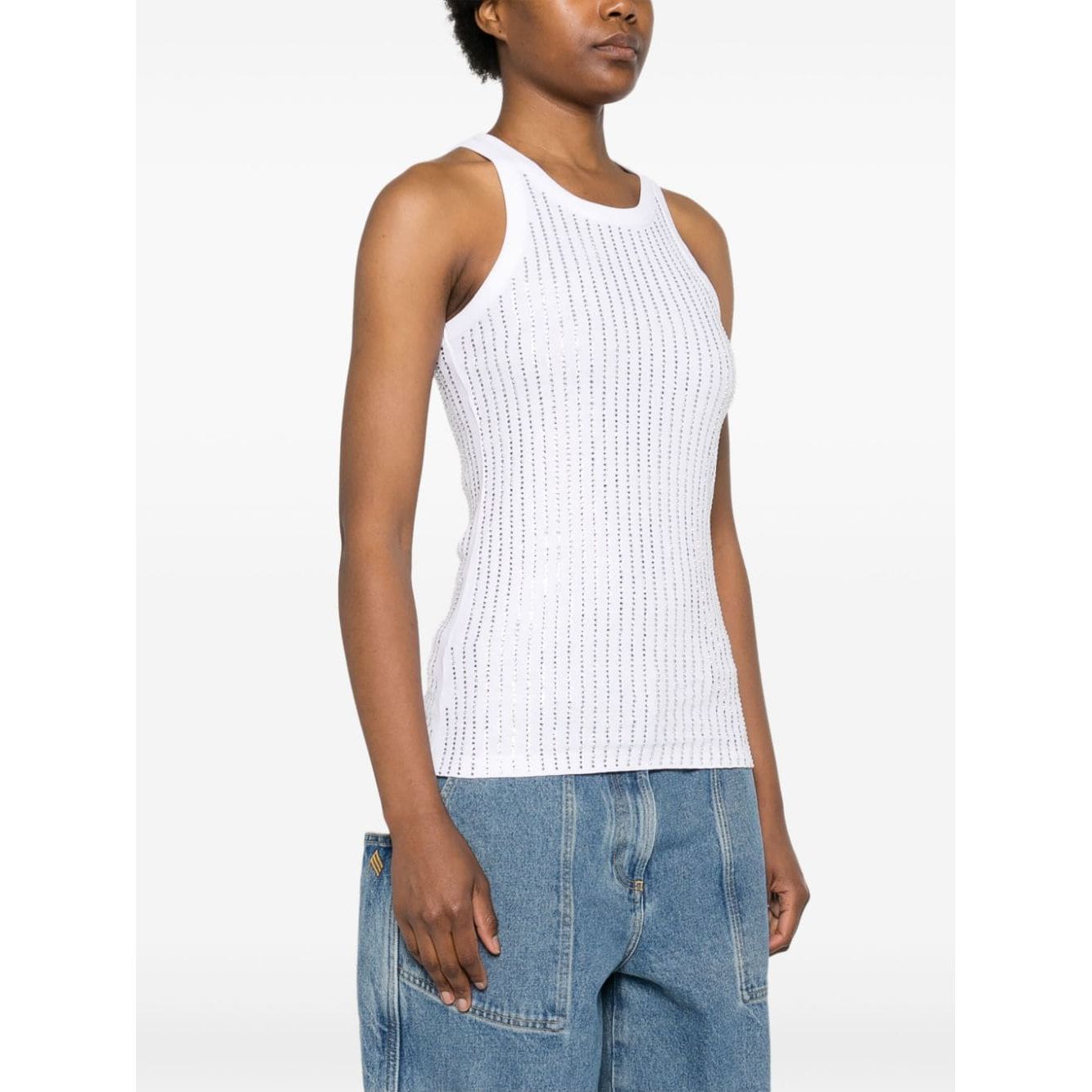 The Attico Top White Topwear