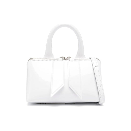 The Attico white calf leather patent finish Bag Handbag The Attico