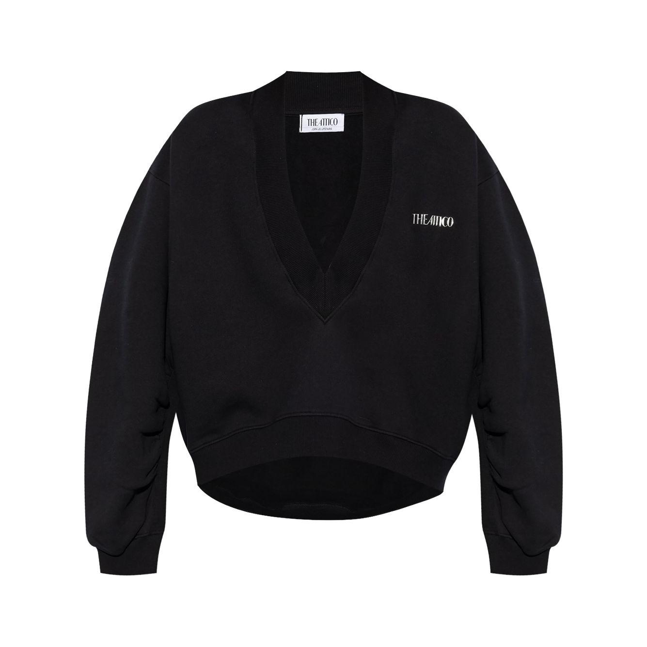 The Attico Sweaters Black Topwear The Attico