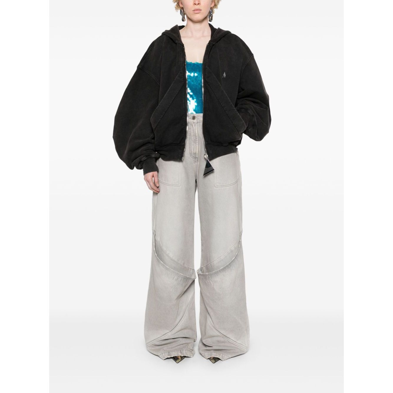 The Attico Jeans Grey Jeans