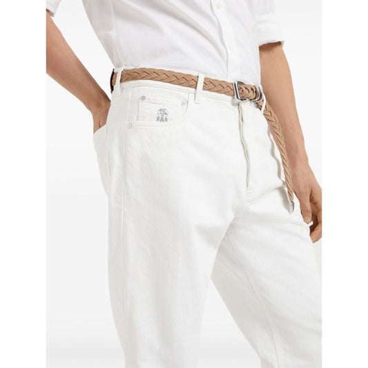 Brunello Cucinelli Jeans White Jeans Brunello Cucinelli