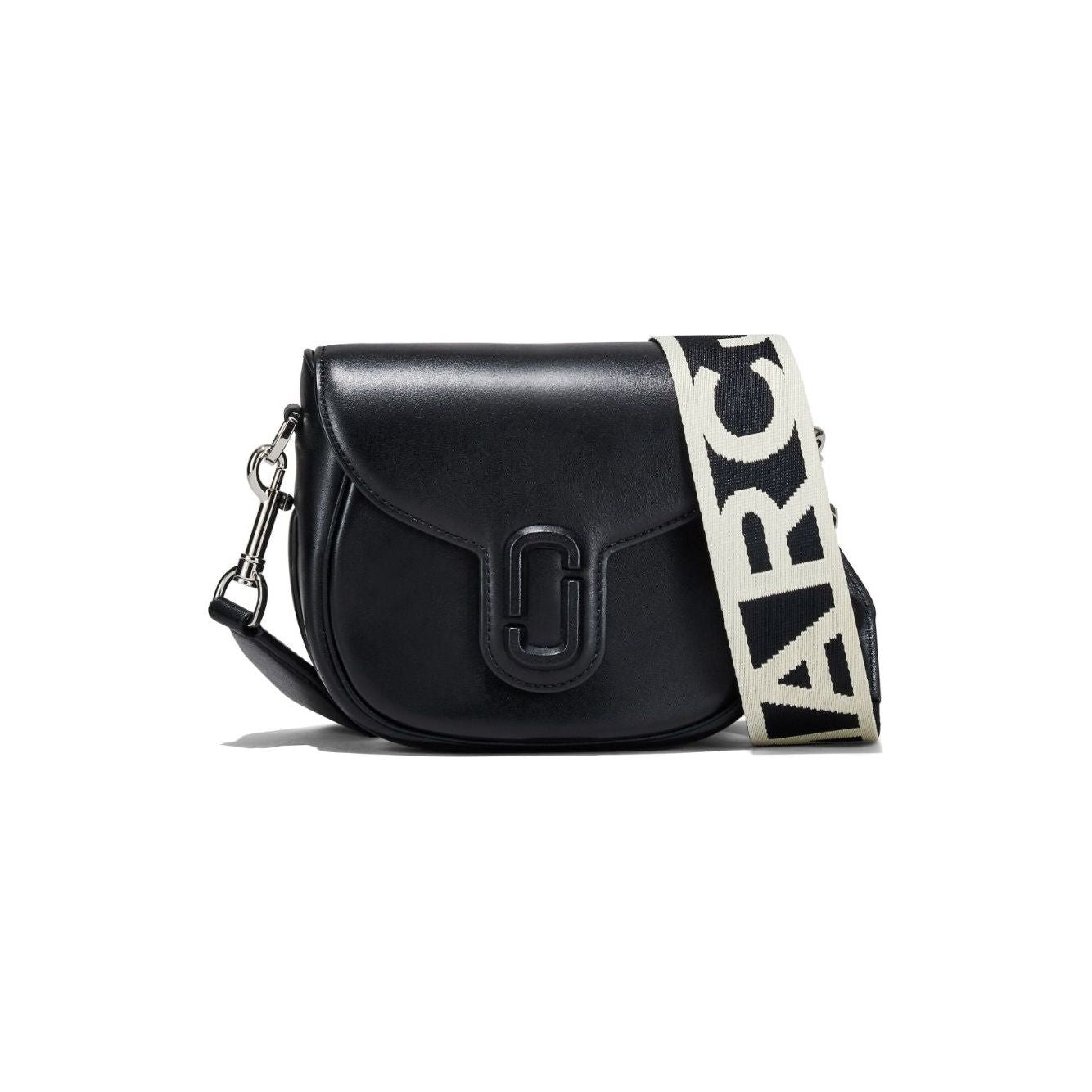 Marc Jacobs black calf leather logo Bag Shoulder Marc Jacobs