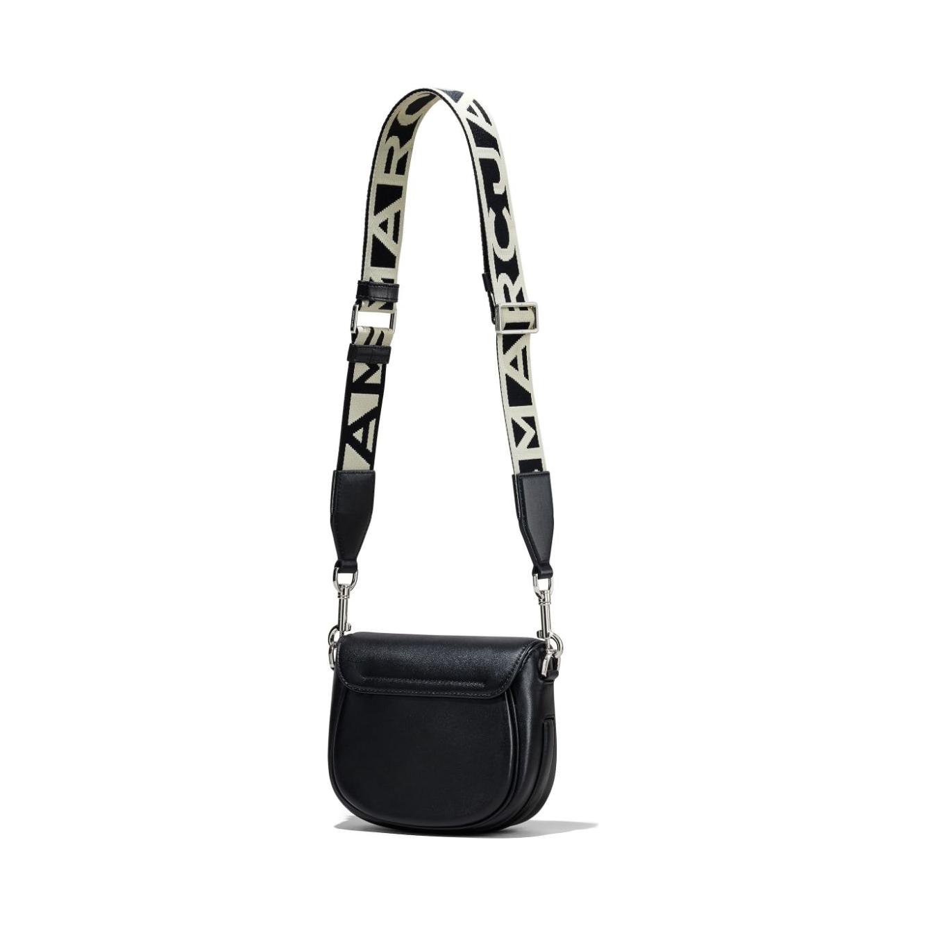 Marc Jacobs black calf leather logo Bag Shoulder Marc Jacobs