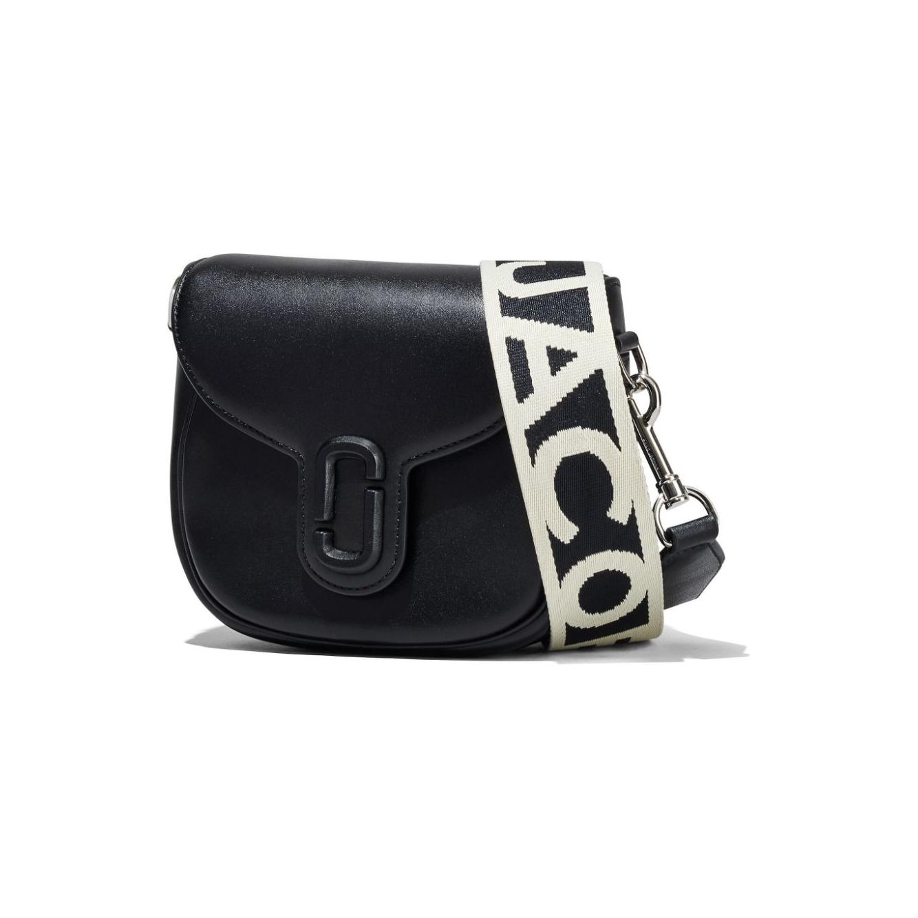 Marc Jacobs black calf leather logo Bag Shoulder Marc Jacobs