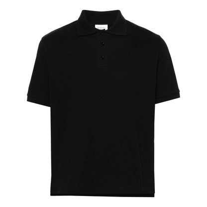 Saint Laurent Piquet cotton polo shirt