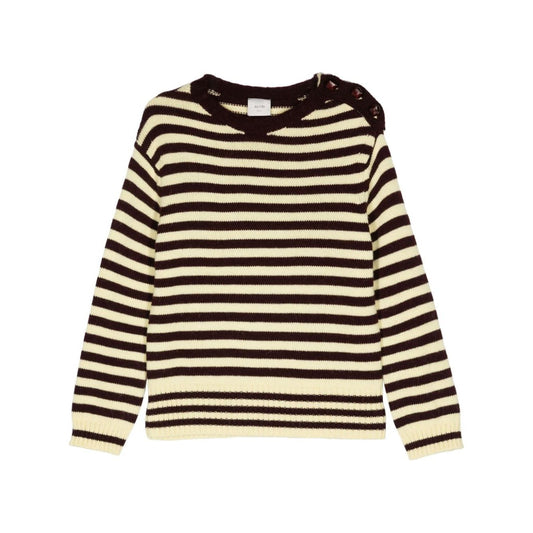 Alysi Sweaters Beige Topwear Alysi