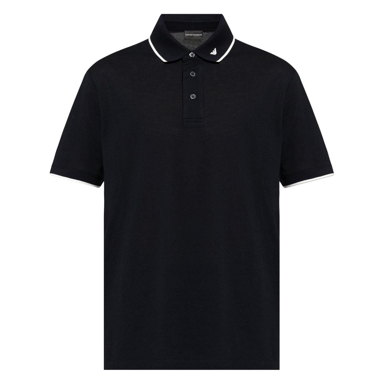 Emporio Armani T-shirts and Polos Blue Topwear Emporio Armani