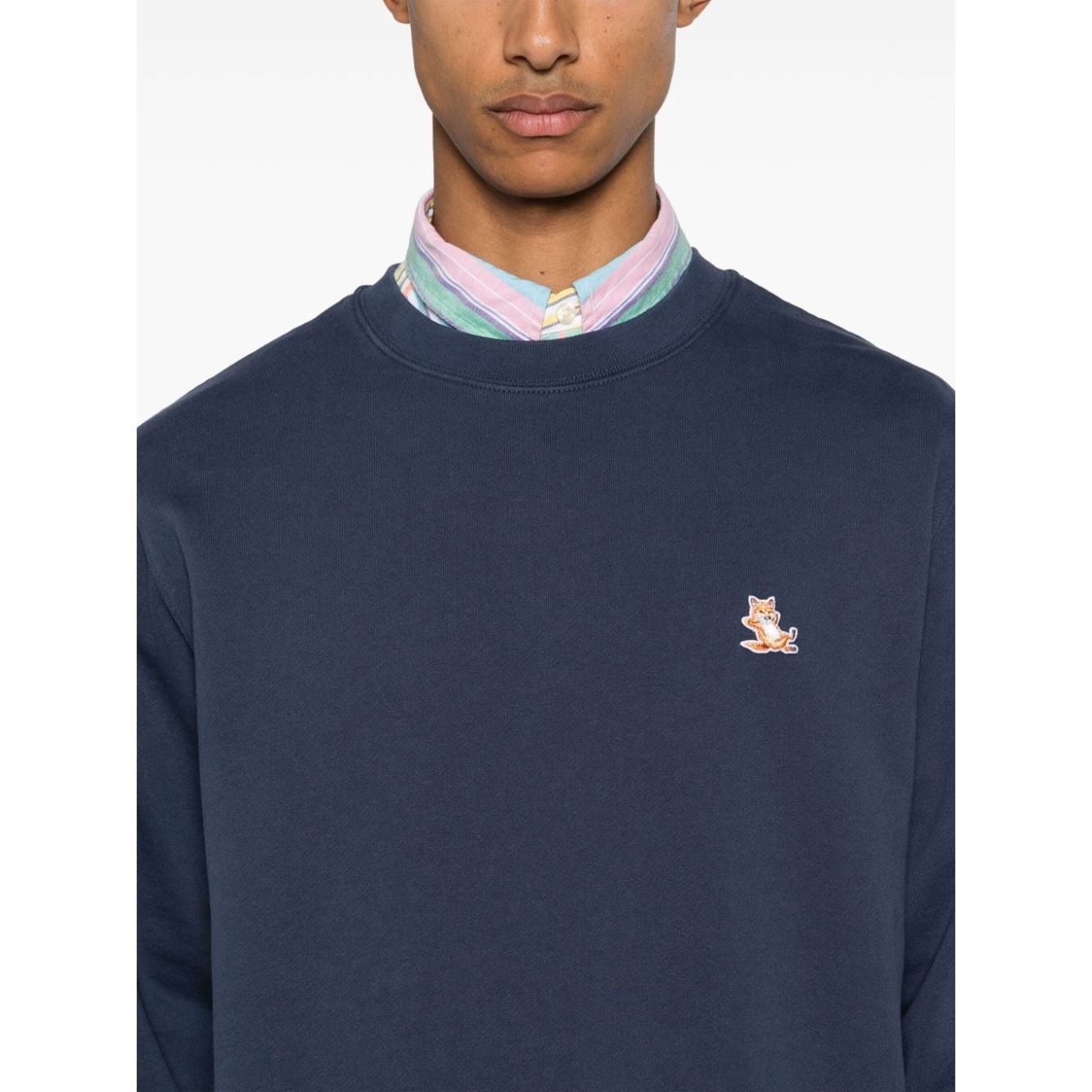 MAISON KITSUNE' Sweaters Blue Topwear Maison Kitsune'