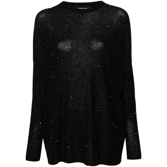 Fabiana Filippi Sweaters Black Topwear Fabiana Filippi