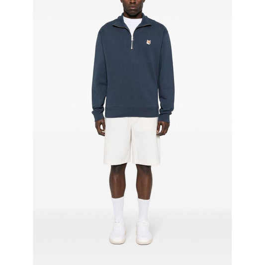 MAISON KITSUNE' Sweaters Blue Topwear Maison Kitsune'