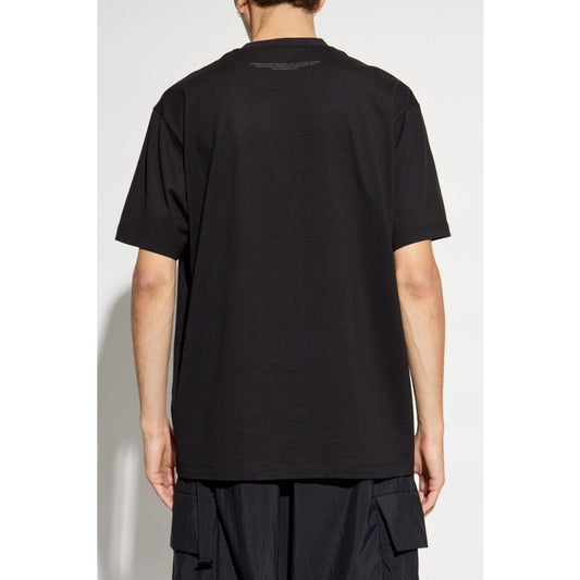 Y-3 T-shirts and Polos Black Topwear Y-3