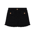 Versace Heritage tweed mini shorts Short trousers