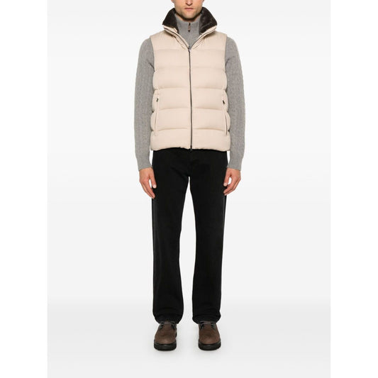 Herno Jackets Beige Vests Herno