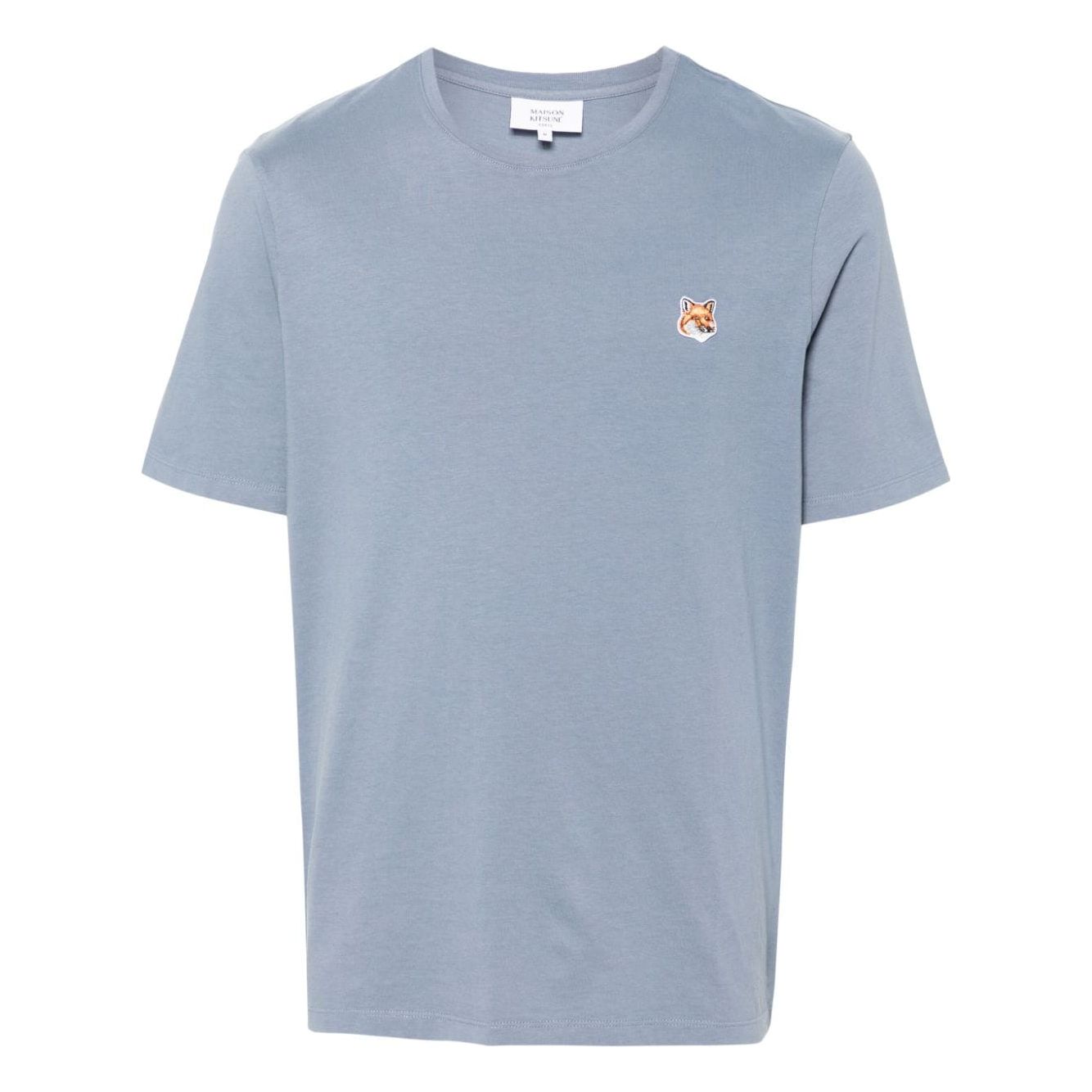 MAISON KITSUNE' T-shirts and Polos Clear Blue Topwear Maison Kitsune'